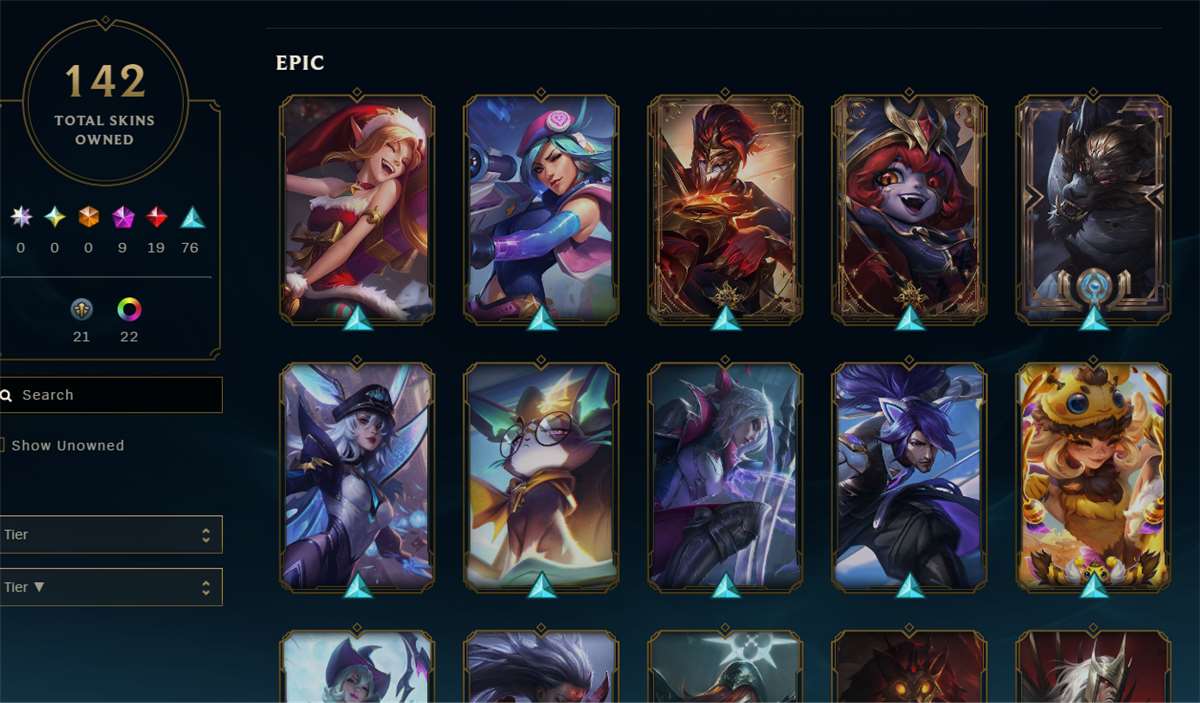 продажа аккаунта к игре League of Legends